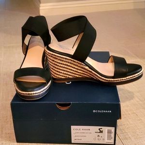 Cole Haan Espadrille Wedge Heel Sandals